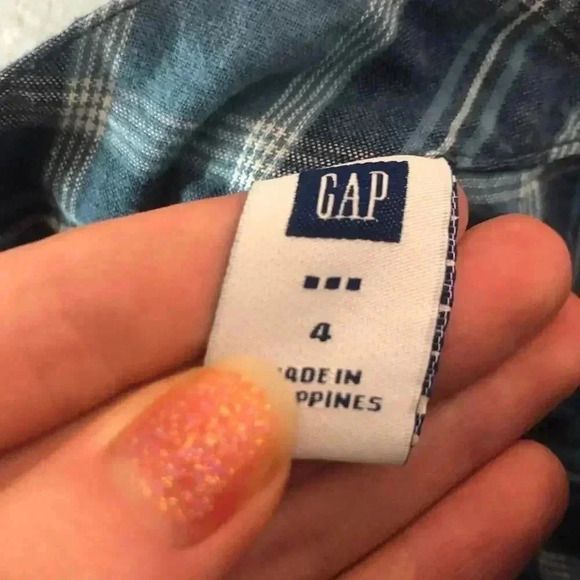 y2k Vintage GAP Plaid Square Neck Mini Dress Grunge Punk Women's Size 4 - Picture 7 of 10